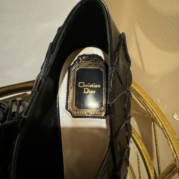 Christian Dior leather mules w/box - Picture 2 of 8